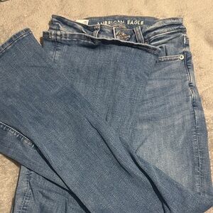 American Eagle Outfitters Women's Light Blue Skinny Jeans